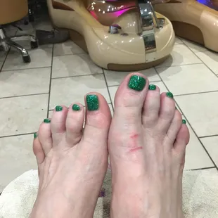 Ready for St. Patrick's. Great job. Thank you.