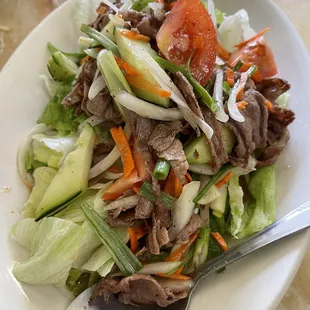 Beef salad