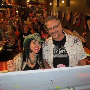 Tipsy Artist and her husband Utopia Joe!