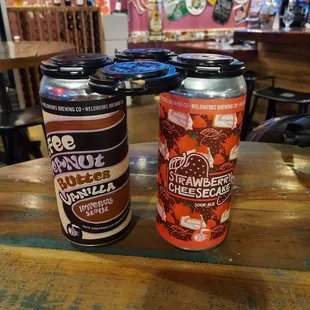 J-Wow got some beers to go.