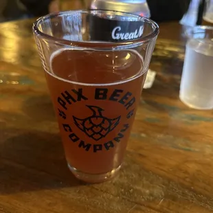 a pint of beer