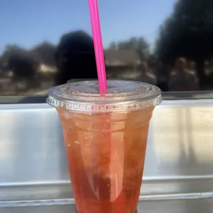 Watermelon infused Red Bull drink