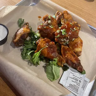 Wings habanero bbq