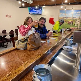 Guests at Tipsy Cow in Galt CA
