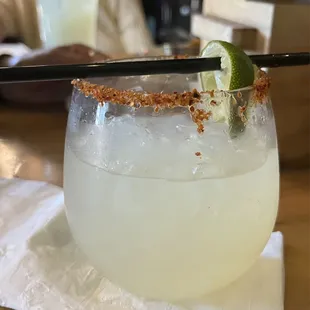 A double "Spicy margarita"