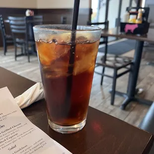 Unsweetened tea
