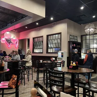 Bar area.