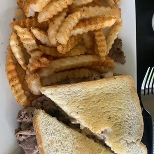 Prime rib melt