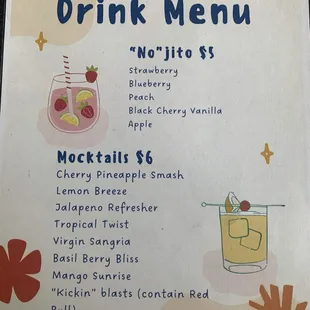 Drinks, will have alcohol next week!