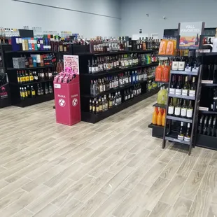 a wide selection of wines