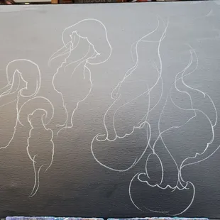 "Rainbow Jellyfish" before picture.