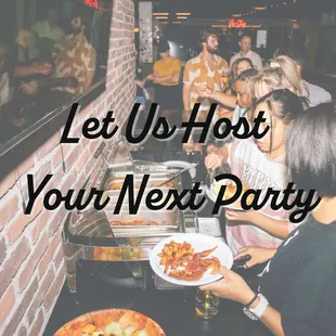 groups large or small, we host them all