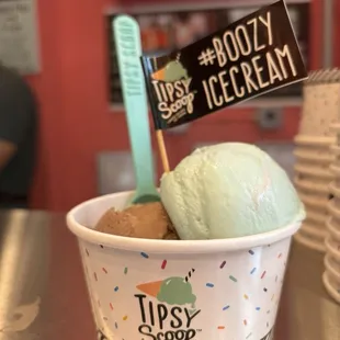 New cotton candy with vodka and Mexican hot chocolate with tequila hiding underneath (my favorite!)