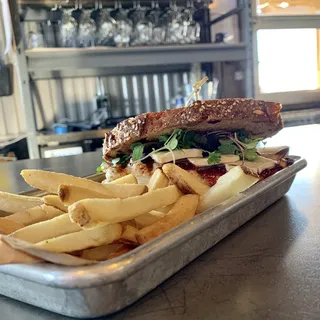 Raspberry Brie Chicken Melt