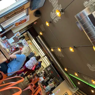 Dining and window service area