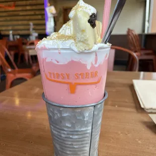 Their Psycho shakes are just that...psycho! This is the Red Velvet Cheesecake my husband had twice!