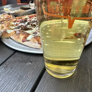 Up In Smoke Pizza and a Bent Paddle Light Lager