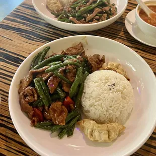 Lunch special: generous portion and delicious.