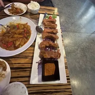 Yuciang Eggplant and Pine &amp; Cypress Crispy Pork Ribs