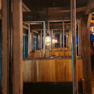 the inside of a restaurant