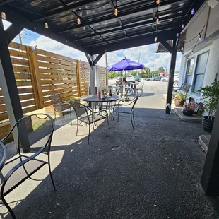 Outside seating