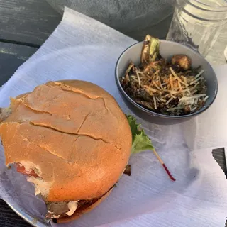 Stuffed Bleu Cheese Burger