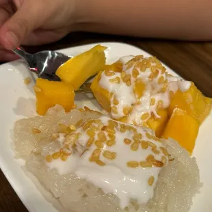 Sticky mango rice