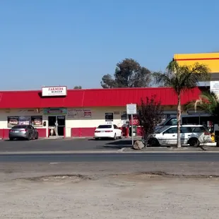 From across the street....