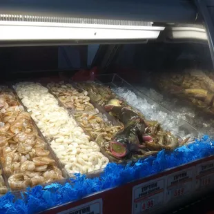 Fresh seafood