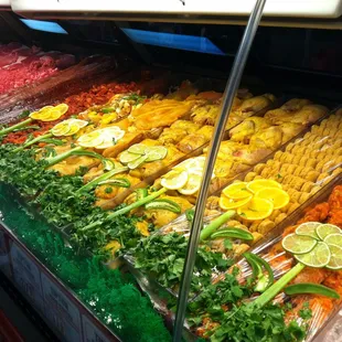 a variety of fruits and vegetables