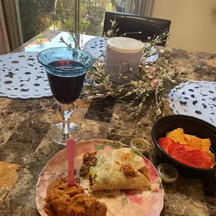 OMG! Burrito half was really delicious! Enjoyed every bite!