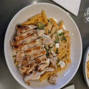 Penne vodka with chicken