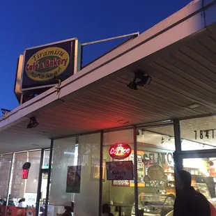 the outside of the restaurant