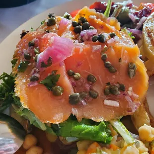 House cured salmon