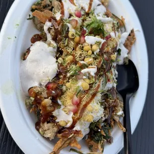 Palak chaat