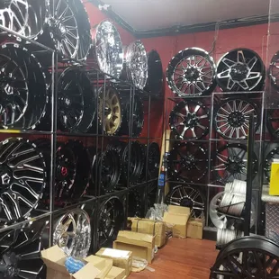 Nice selection of rims and tires