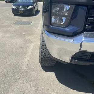 Tire cambered in
