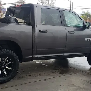 After new wheels and tires