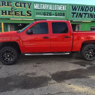 Thanks Sam! Got my rims and tires.. Very happy with the way it came out!