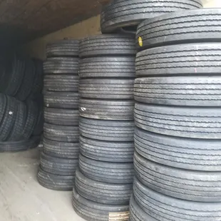 Now doing 18 wheeler tires