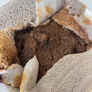 Beef wot (comes with injera)