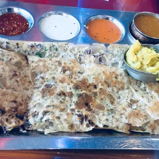 Rava Onion Masala dosa...delicious!