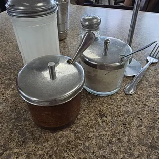 a table in a restaurant