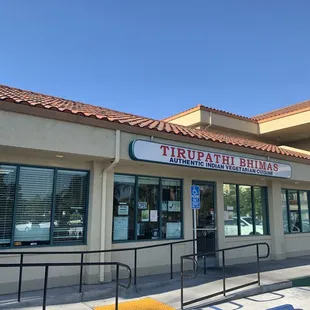 the outside of the building