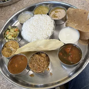 Spicy Bhimas Thali*