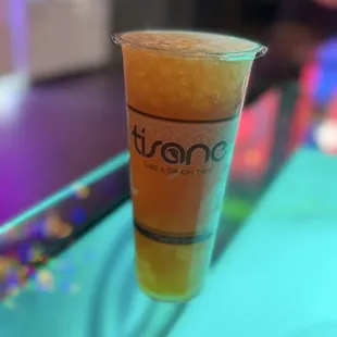 RPM green tea with red guava, passion fruit and mango