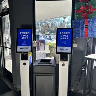 Ordering kiosks