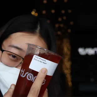 Me excited that Tisane got my name correct for the first time!! Kiwi to my heart