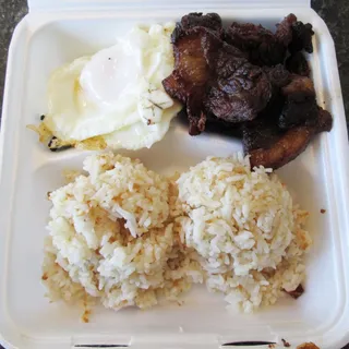 Garlic Rice and Eggs