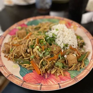 Pancit with tofu
